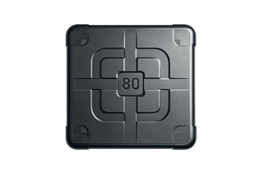 Gummiklotz für SLIFT, IME universelle Verwendung auf Scherenhebebühnen Abmessung 120 x 120 x 80 mm