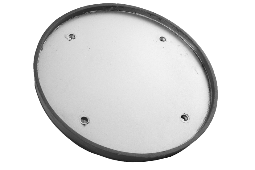 Plato de goma con placa de acero compatible con elevadores SLIFT e IME, diámetro 155 mm