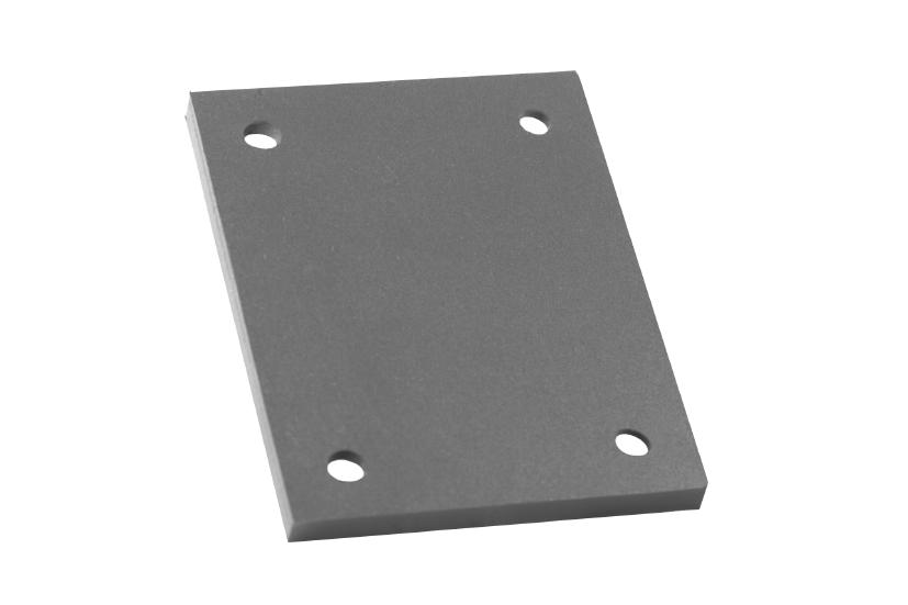 Plato de goma compatible con elevadores ROTARY, dimensiones 104 × 82 × 8 mm