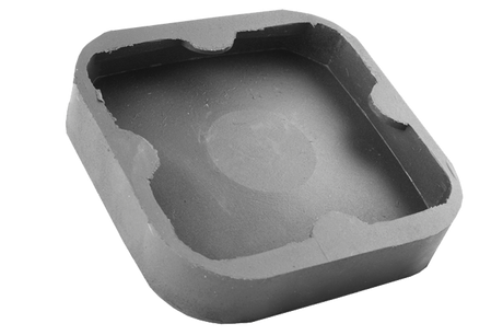 Tampone in gomma per cric Compac dimensione 120 x 120 mm