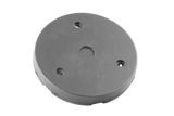 Plato de goma con placa de acero compatible con elevadores ZIPPO, diámetro 100 mm