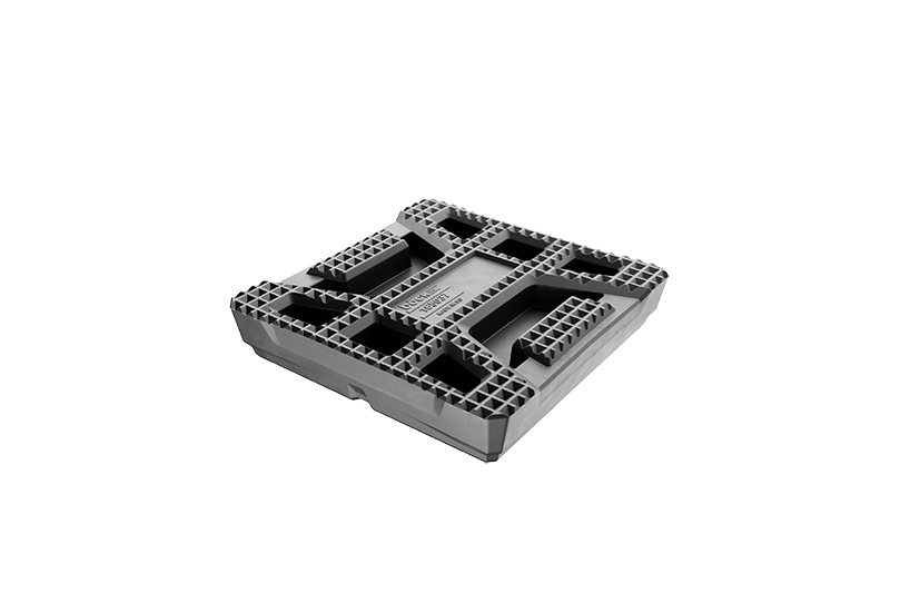 Gummiklotz für J.A.B. BECKER, AUTOP universelle Verwendung auf Scherenhebebühnen Abmessung 150 x 150 x 30 mm