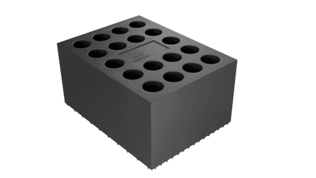 Rubber block for JAB BECKER, AUTOP universal use on scissor lifts dimensions 160 x 120 x 80 mm