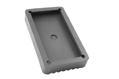 Rubber pad suitable for HOFMANN lifts dimensions 162 x 91 x 25 mm