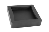 Plato de goma compatible con elevadores BENDPAK y RANGER, dimensiones 143 × 143 × 32 mm