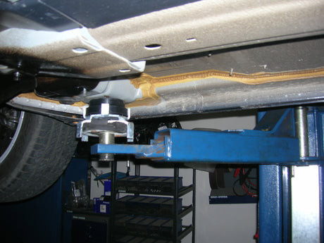 Sonderaufnahme passend auf Gummiteller mit Durchmesser 130-160 mm