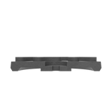Rubber pad suitable for TWIN BUSCH, ATH HEINL, mainly Chinese single-post lifts diameter 140 mm
