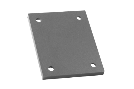Plato de goma compatible con elevadores ROTARY, dimensiones 104 × 82 × 8 mm