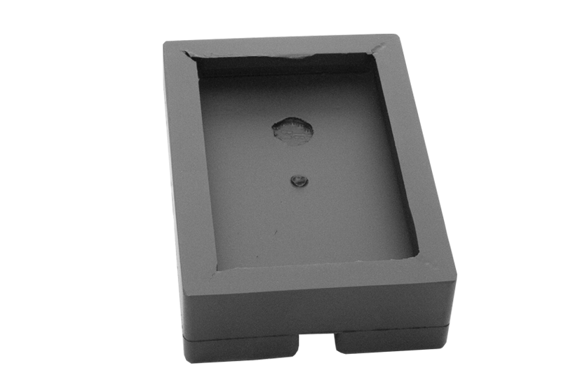 Tampone in gomma compatibile con sollevatori ROTARY dimensione 128 x 89 x 9 mm
